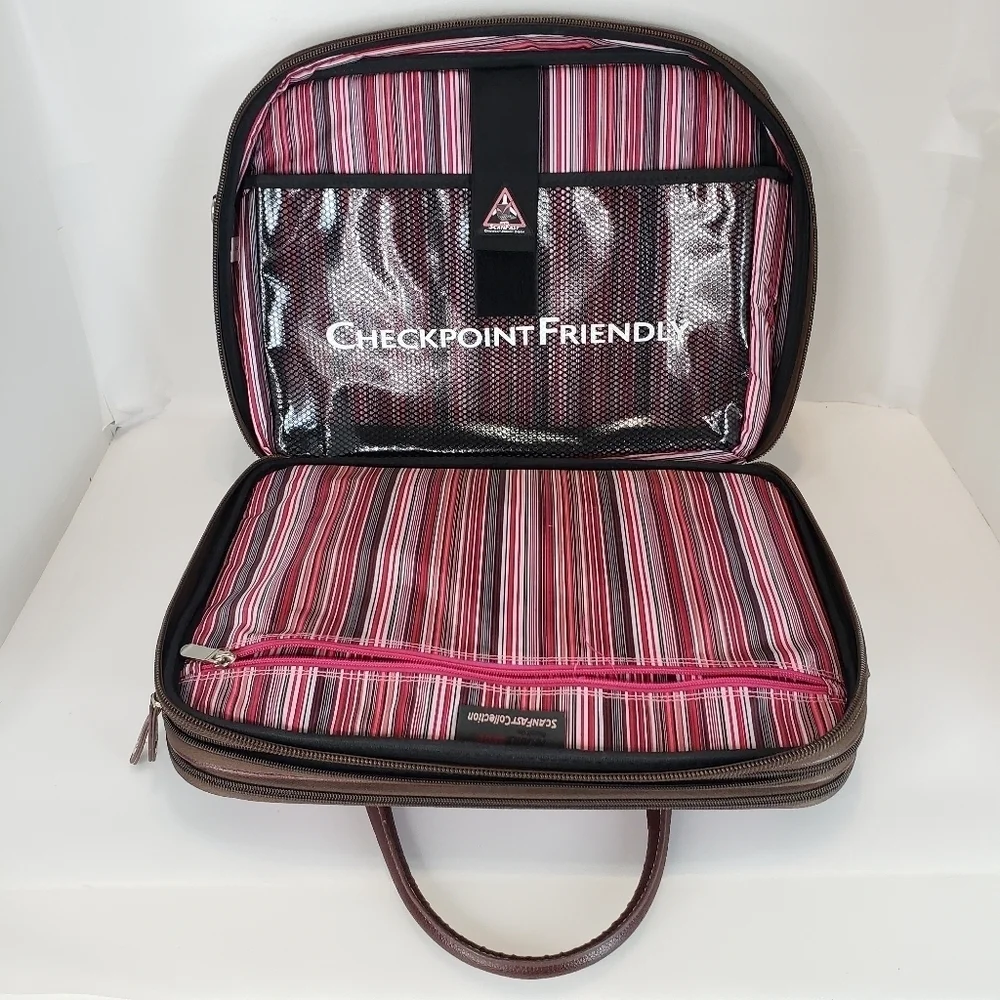 Scanfast pink airline checkpoint computer carry-on bag